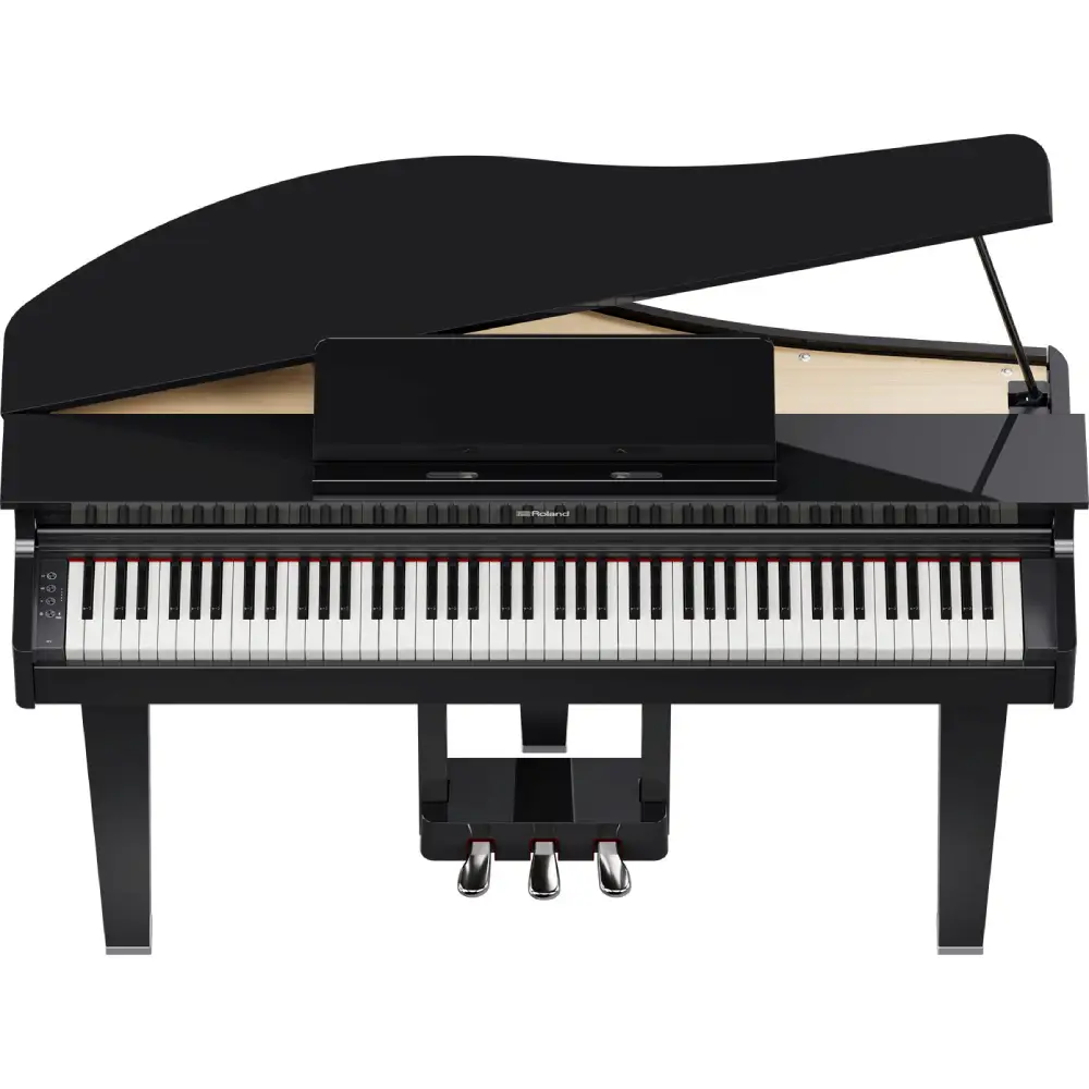 ROLAND GP-3-PE Parlak Siyah Mini Kuyruklu Dijital Piyano - 5