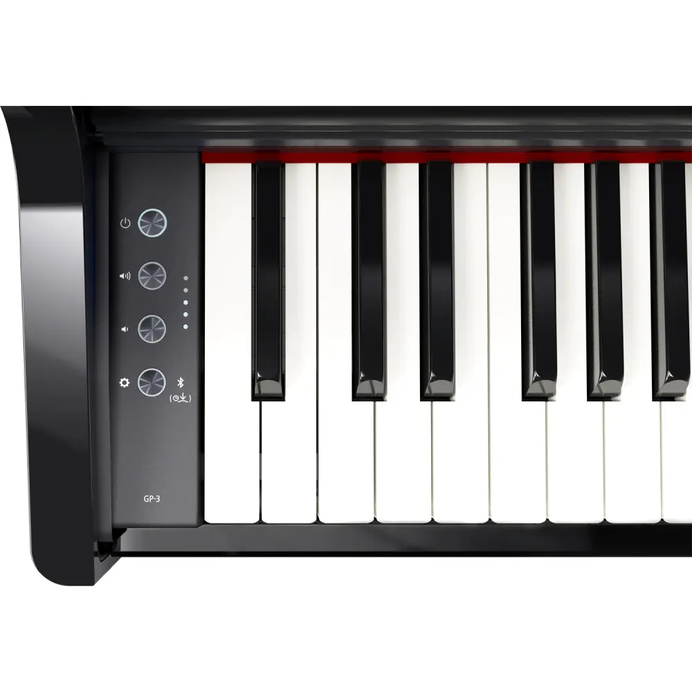 ROLAND GP-3-PE Parlak Siyah Mini Kuyruklu Dijital Piyano - 7