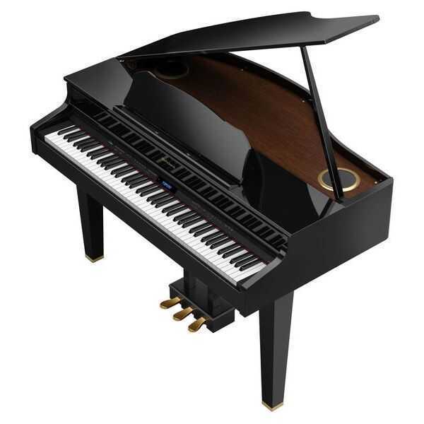 Roland GP607-PE Parlak Siyah Mini Kuyruklu Dijital Piyano