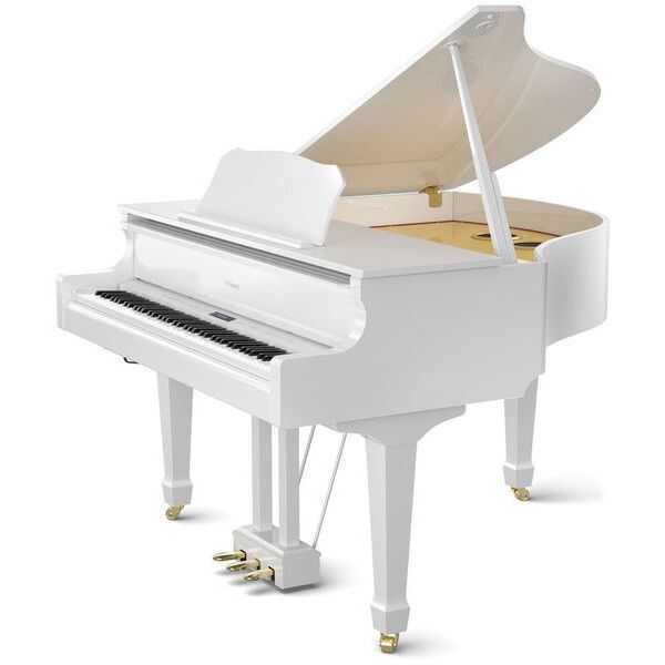 Roland - Roland GP609-PW Parlak Beyaz 150 CM Dijital Kuyruklu Piyano
