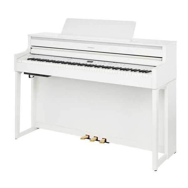 Roland - Roland HP704-WH Beyaz Dijital Duvar Piyanosu (Tabure & Kulaklık Hediyeli)