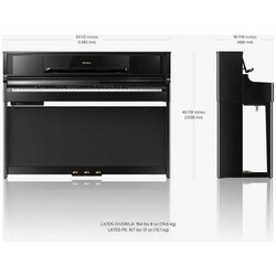 Roland LX705-CH Mat Siyah Dijital Duvar Piyanosu (Tabure & Kulaklık Hediyeli) - 3