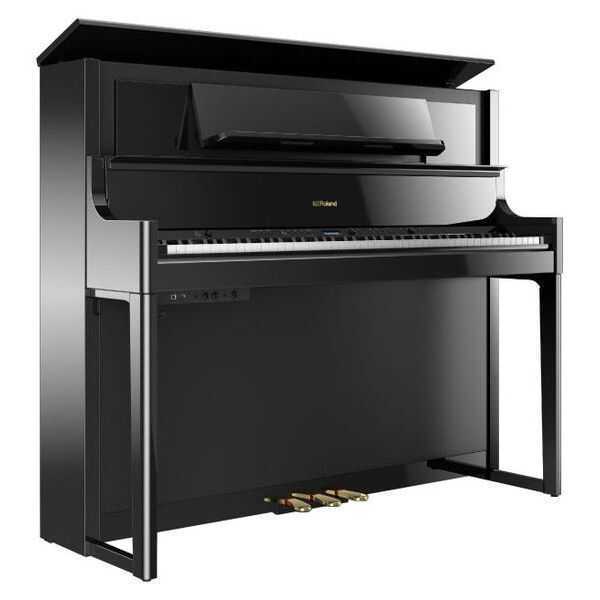 Roland - Roland LX708-PE Parlak Siyah Dijital Duvar Piyanosu (Tabure & Kulaklık Hediyeli)