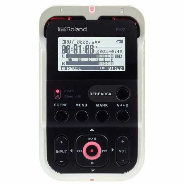 Roland R-07-WH WAV/MP3 Kayıt Cihazı