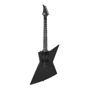 S by Solar EB4.6C Carbon Black Matte Elektro Gitar - 1