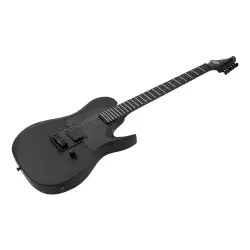 S by Solar TB4.61C Carbon Black Matte Tek Manyetik Elektro Gitar - 3
