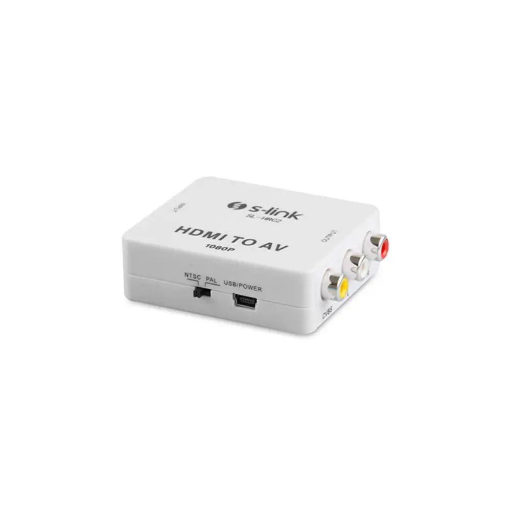 S-link SL-HRC2 HDMI TO AV 1080P Mini Model Dönüştürücü - 3