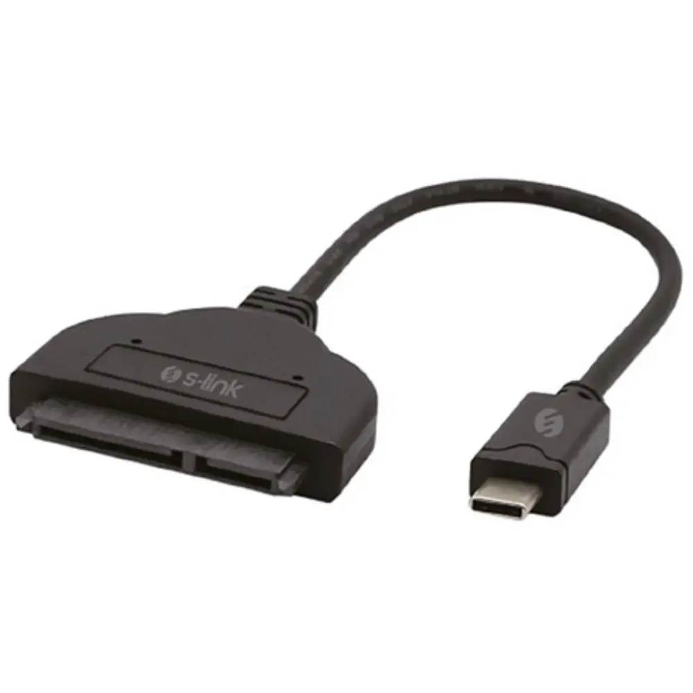 S-link SL-USB-C76 USB3.1 Type-C to SATA 7+15 Pin Çevirici - 1