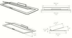 S10 Düşük Profilli Açılı Soundbar ve Merkez Kanal Hoparlör Standı, Ev Sineması İçin - 6
