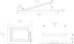 S2 Masaüstü Hoparlör Standları, Küçük Hoparlörler İçin - Siyah (Çift) - 6
