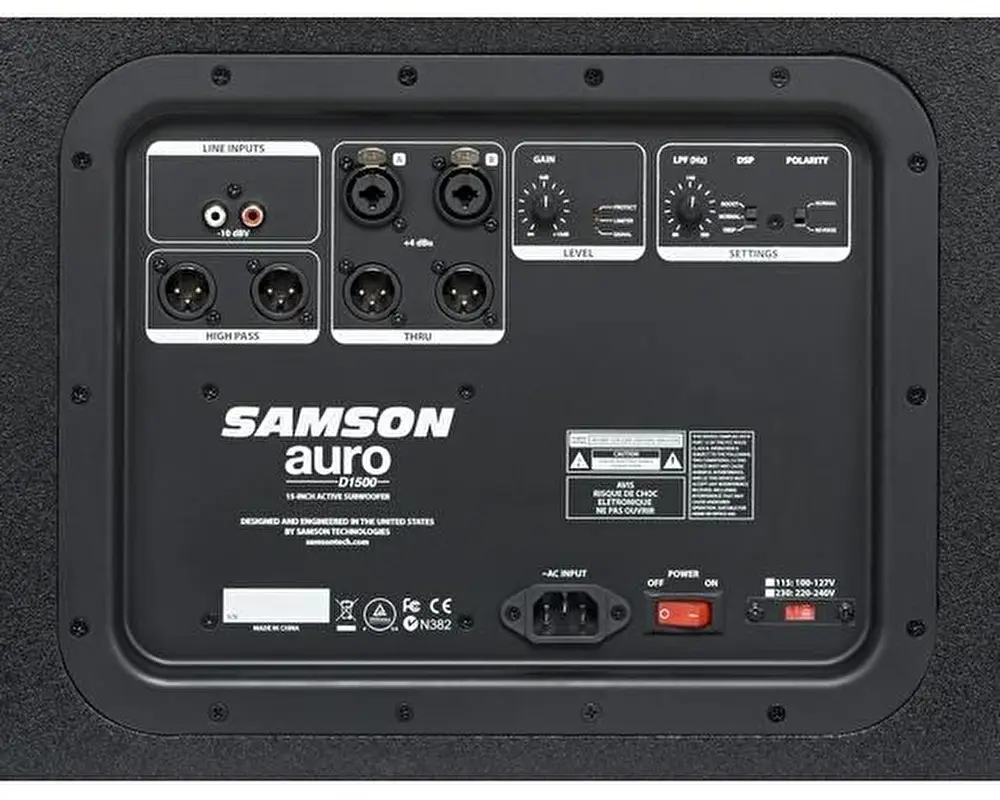 Samson D1500 1000W Aktif Subwoofer - 3