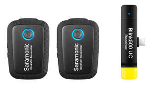 Saramonic Blink 500 B6 USB Type-C Cihazları için 2 Kişilik Kablosuz Yaka Mikrofonu - 2