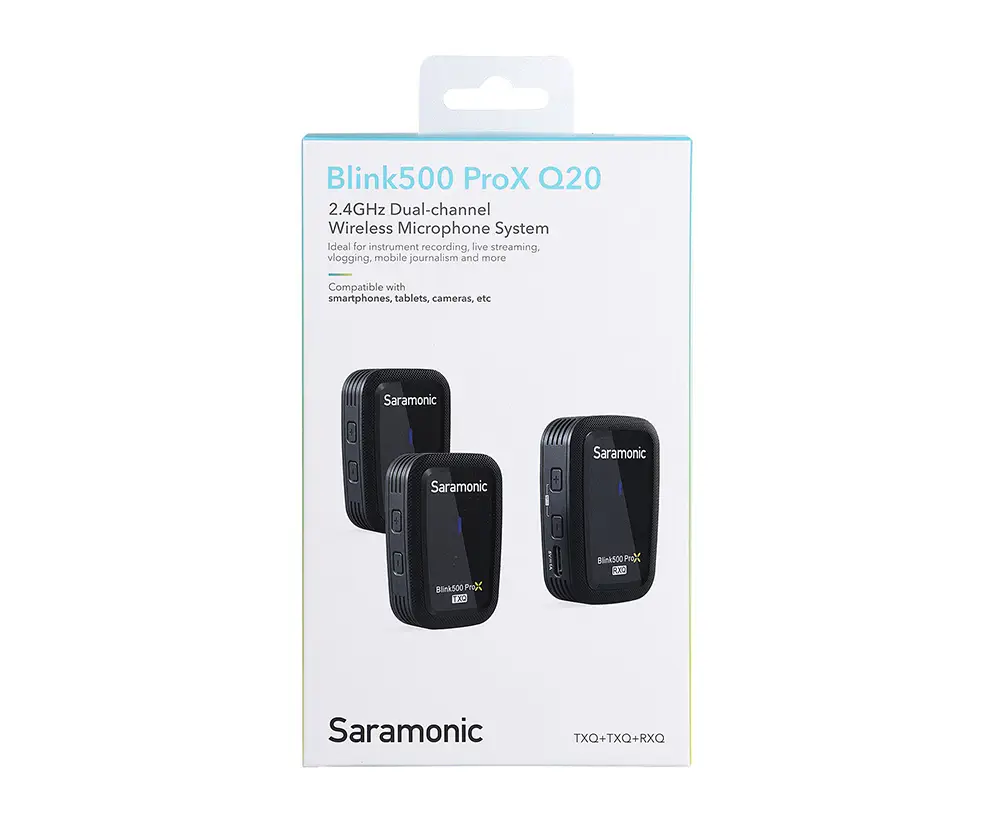 Saramonic Blink500 ProX Q20 Kablosuz İkili Mikrofon - 3
