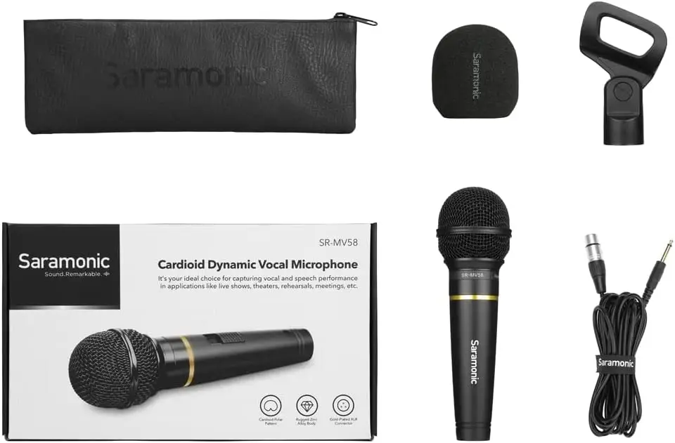 Saramonic SR-MV58 Dinamik Kablolu El Mikrofonu - 7