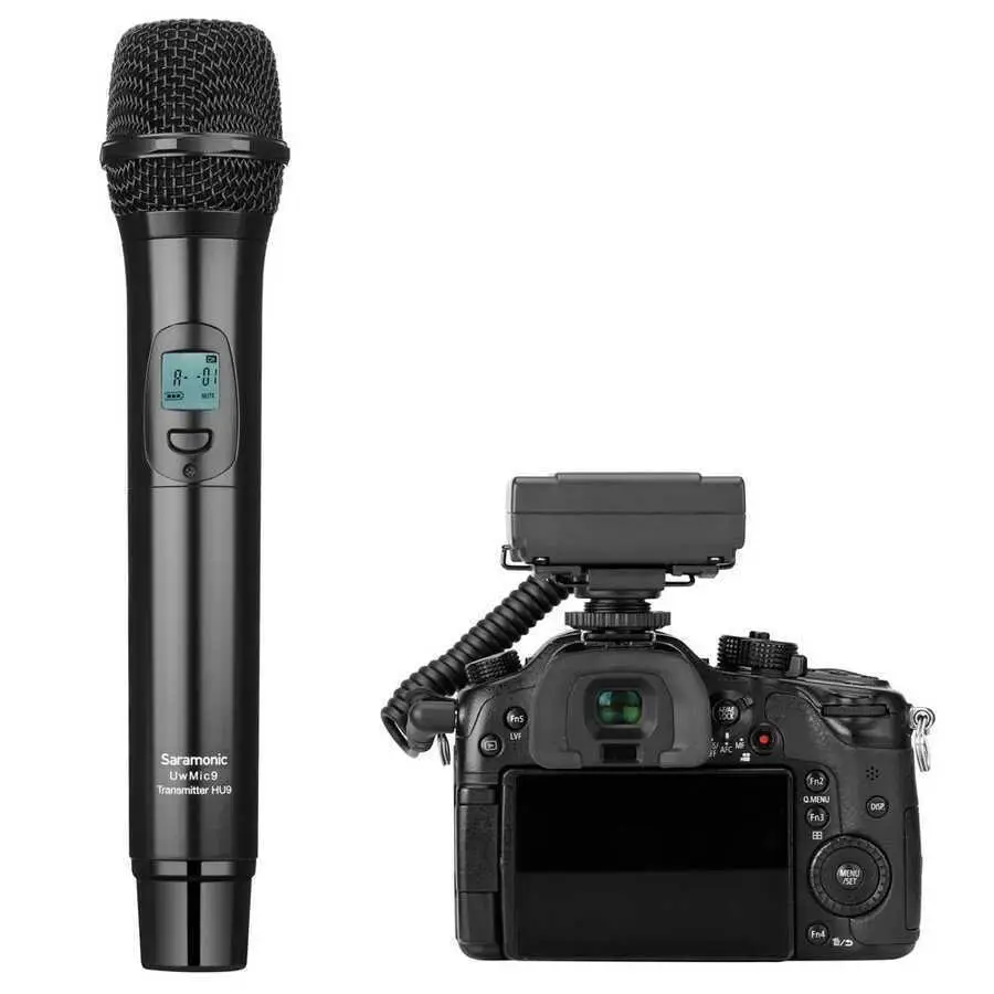 Saramonic UwMic9 RX9 + HU9 Kablosuz El Mikrofonu - 3