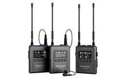 Saramonic UWMIC9S KIT 2 (RX + TX + TX) 2 Konuşmacı için Kablosuz Yaka Mikrofonu - 1