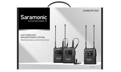 Saramonic UWMIC9S KIT 2 (RX + TX + TX) 2 Konuşmacı için Kablosuz Yaka Mikrofonu - 2