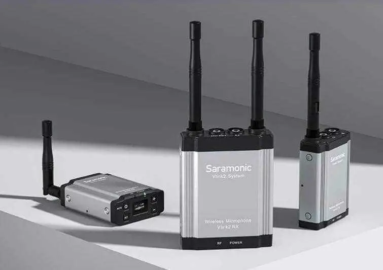 Saramonic Vlink2 Kit2 (TX+TX+RX) 2.4 GHz Kablosuz Mikrofon Sistemi - 2