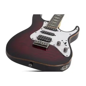 Schecter Banshee-6 Extreme Elektro Gitar (Black Cherry Burst) - 2