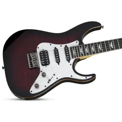 Schecter Banshee-6 Extreme Elektro Gitar (Black Cherry Burst) - 3
