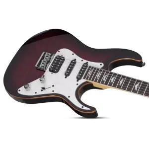 Schecter Banshee-6 Extreme Elektro Gitar (Black Cherry Burst) - 10