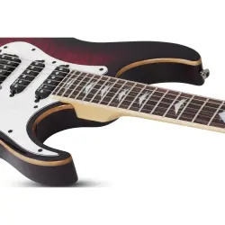 Schecter Banshee-6 Extreme FR Elektro Gitar (Vintage Sunburst) - 8