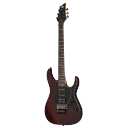 Schecter Banshee-6 FR SGR Elektro Gitar (Walnut Satin) - 1