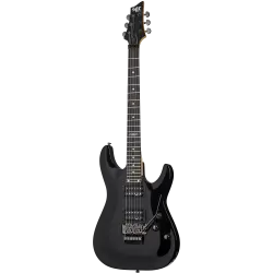 Schecter C-1 FR SGR Elektro Gitar (Gloss Black) - 1