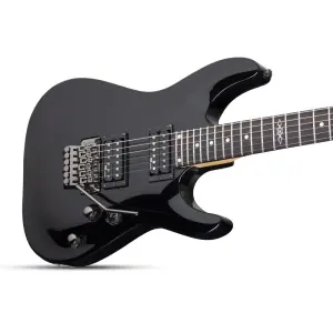 Schecter C-1 FR SGR Elektro Gitar (Gloss Black) - 4