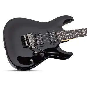 Schecter C-1 FR SGR Elektro Gitar (Gloss Black) - 2