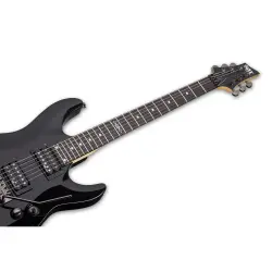Schecter C-1 FR SGR Elektro Gitar (Gloss Black) - 6