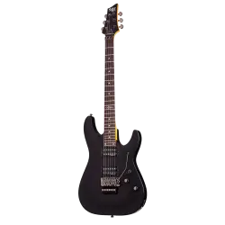 Schecter C-1 FR SGR Elektro Gitar (Midnight Satin Black) - 1