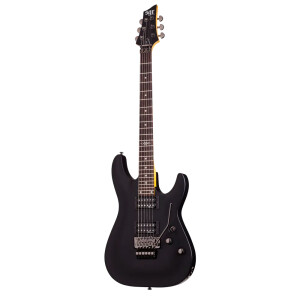 Schecter C-1 FR SGR Elektro Gitar (Midnight Satin Black) - Schecter