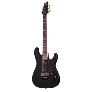 Schecter C-1 FR SGR Elektro Gitar (Midnight Satin Black) - 1