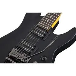 Schecter C-1 FR SGR Elektro Gitar (Midnight Satin Black) - 6