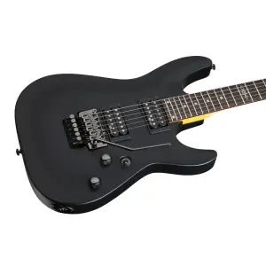 Schecter C-1 FR SGR Elektro Gitar (Midnight Satin Black) - 2