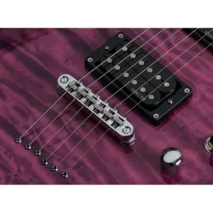 Schecter C-6 Plus Elektro Gitar (Electric Magenta) - 3