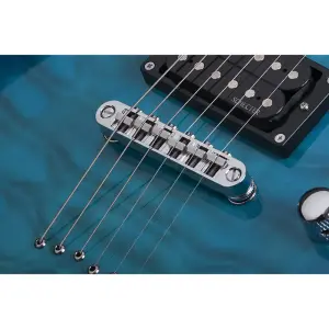 Schecter C-6 Plus Elektro Gitar (Ocean Blue Burst) - 6