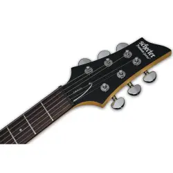 Schecter C-6 Plus Elektro Gitar (Ocean Blue Burst) - 7