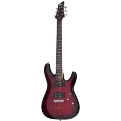 Schecter C-6 Plus Elektro Gitar (See-Thru Cherry Burst) - 1