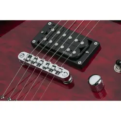 Schecter C-6 Plus Elektro Gitar (See-Thru Cherry Burst) - 4