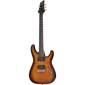 Schecter C-6 Plus Elektro Gitar (Vintage Sunburst) - 1