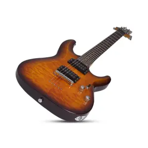 Schecter C-6 Plus Elektro Gitar (Vintage Sunburst) - 2