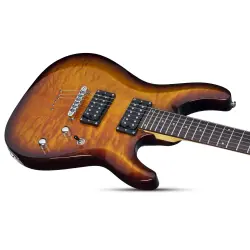 Schecter C-6 Plus Elektro Gitar (Vintage Sunburst) - 3