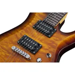 Schecter C-6 Plus Elektro Gitar (Vintage Sunburst) - 5