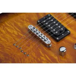 Schecter C-6 Plus Elektro Gitar (Vintage Sunburst) - 6