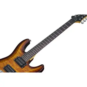 Schecter C-6 Plus Elektro Gitar (Vintage Sunburst) - 7