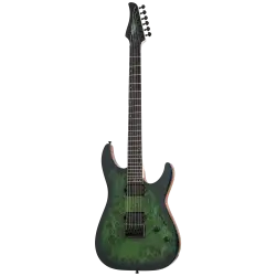Schecter C-6 Pro Elektro Gitar (Aqua Burst) - 1