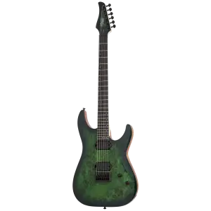 Schecter C-6 Pro Elektro Gitar (Aqua Burst) - 1