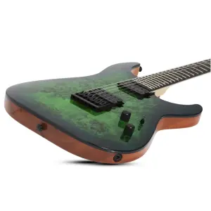 Schecter C-6 Pro Elektro Gitar (Aqua Burst) - 8